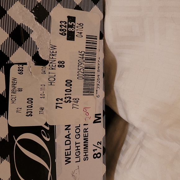 Delman gold shimmer mules - Picture 4 of 7